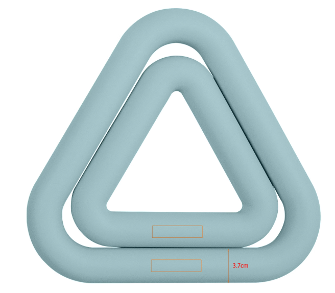 Yoga Fitness Training - Triangle Iron Ring Yoga Weight-Bearing Aids