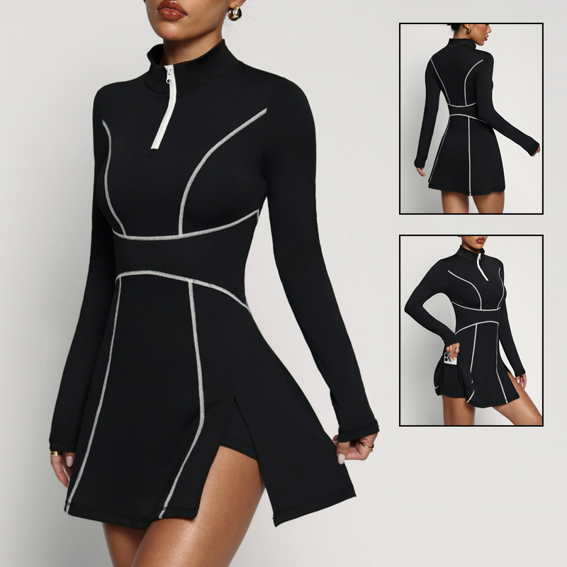 Yoga Fitness Dress - New Women Tennis Golf Dress Polo