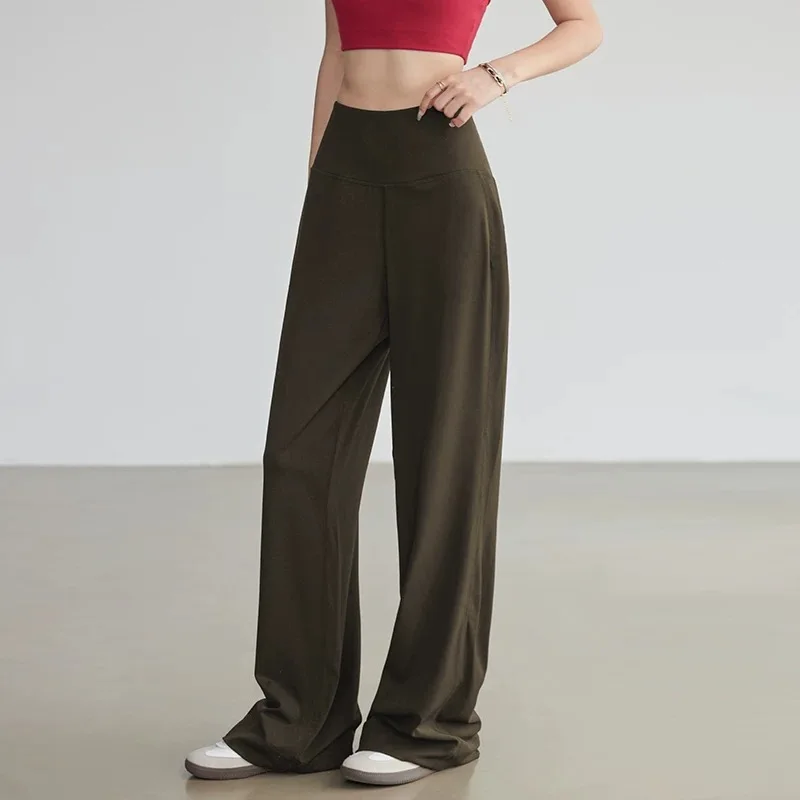 Yoga Fitness Training - Fitness Women's Loose Straight Sports Pants