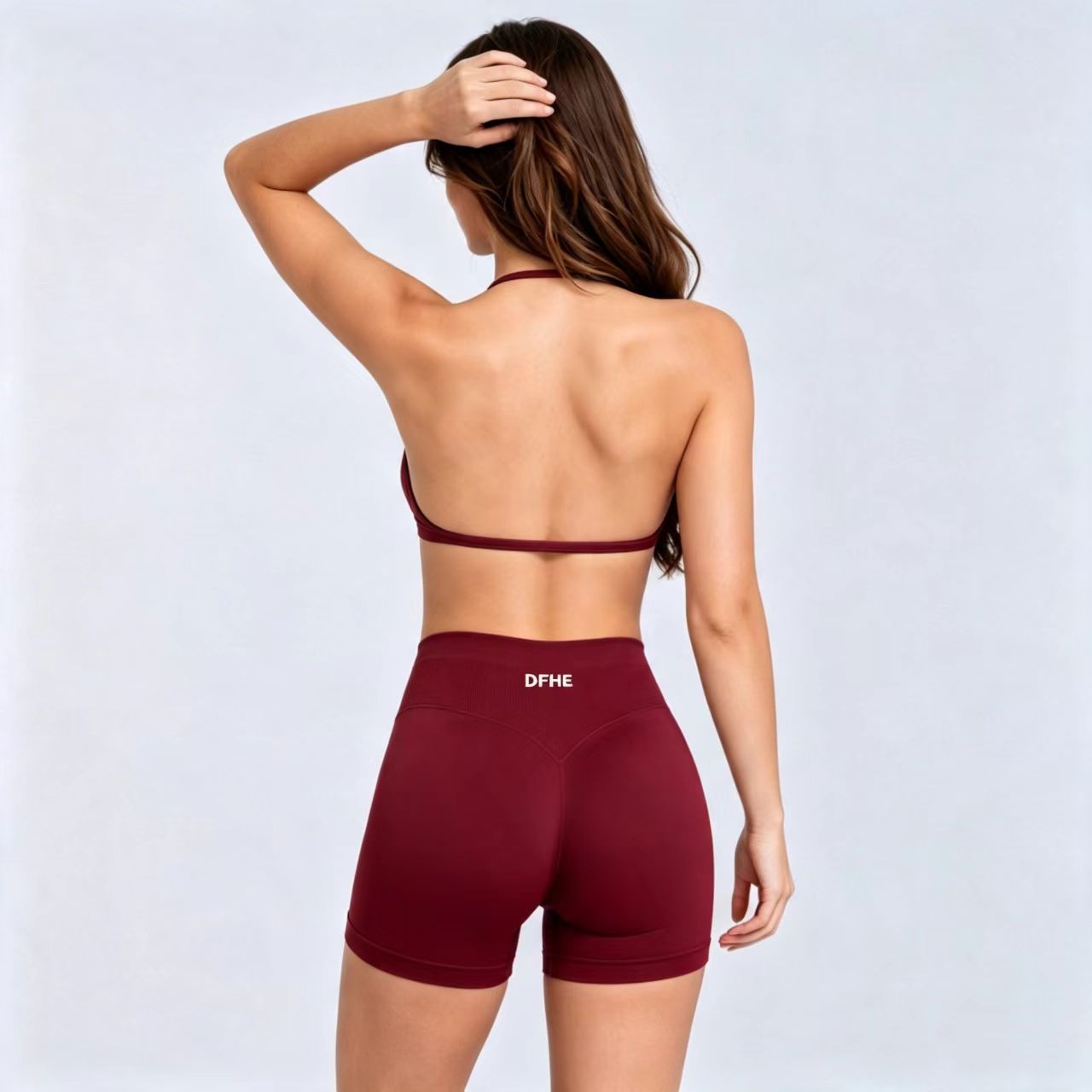 Yoga Fitness Pants - DFHE Women's High Waist Fitness Workout