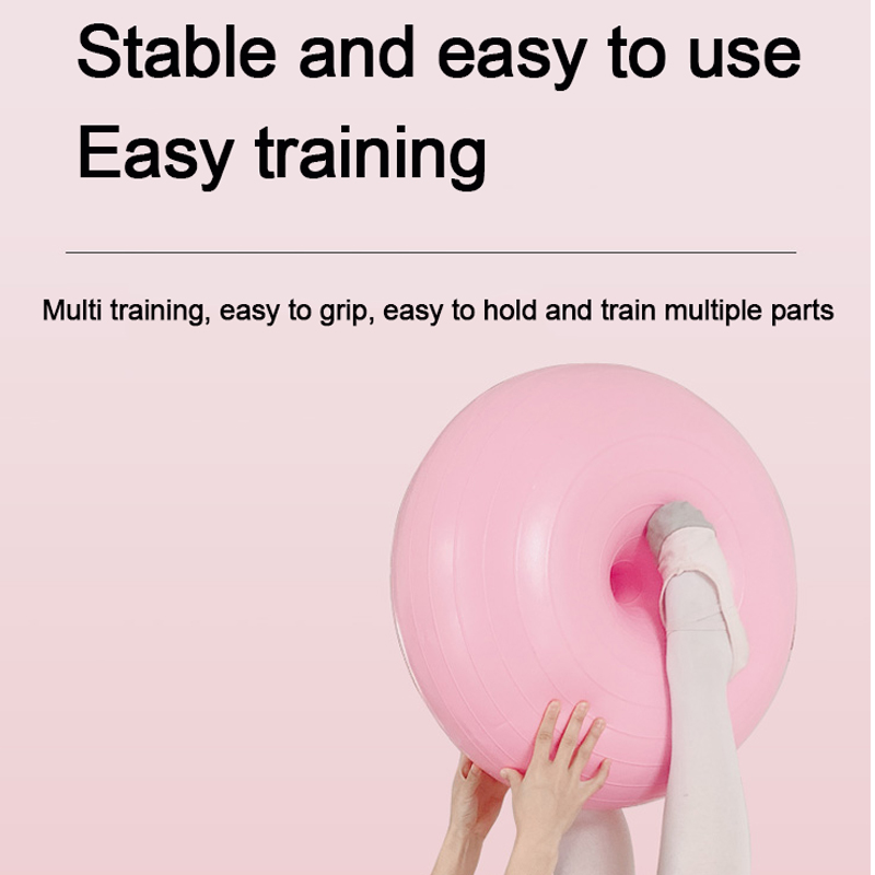 Yoga Fitness Apple - Donut Yoga Ball Thickened Explosion-proof Sports