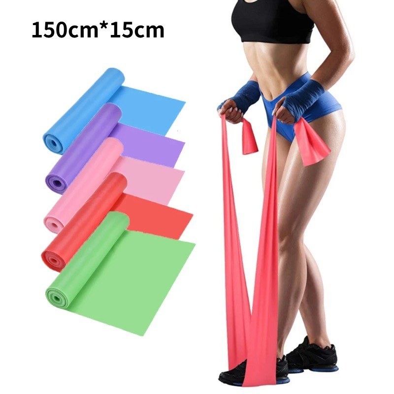 Natural Latex Resistance Bands - Yoga Fitness Stretching Strap 评论和价格