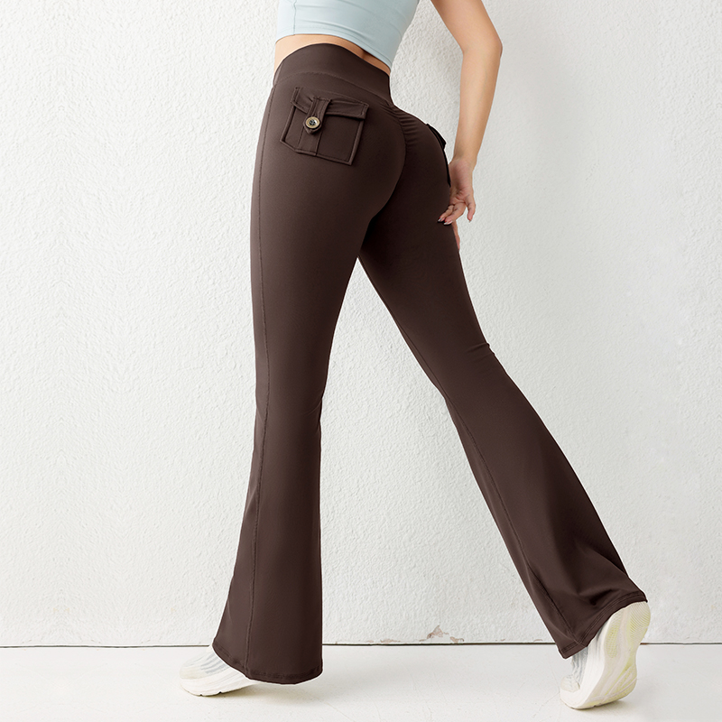 Solid Color Butt Lifting Gym F - Yoga Fitness Pants 评论和价格