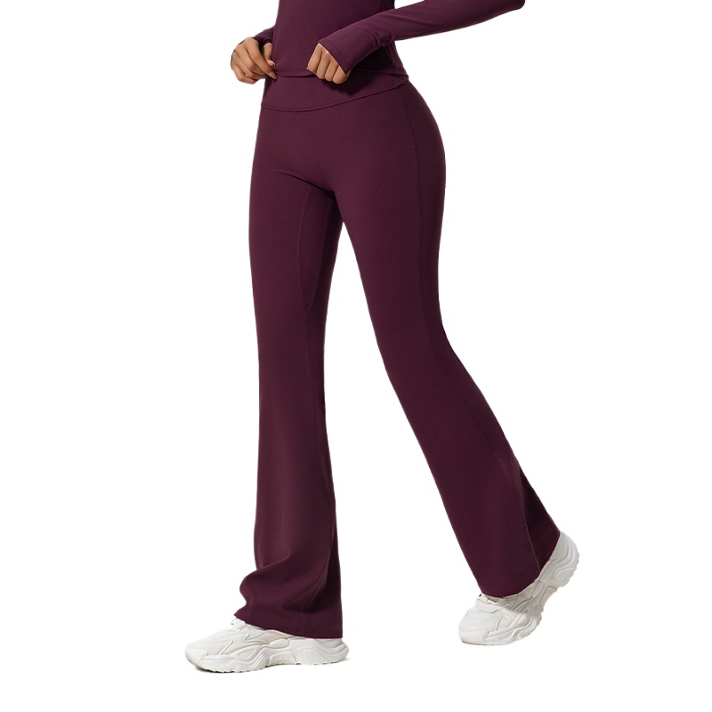LezyanXR Wide Leg Tight Nude H - Yoga Fitness Pants 评论和价格