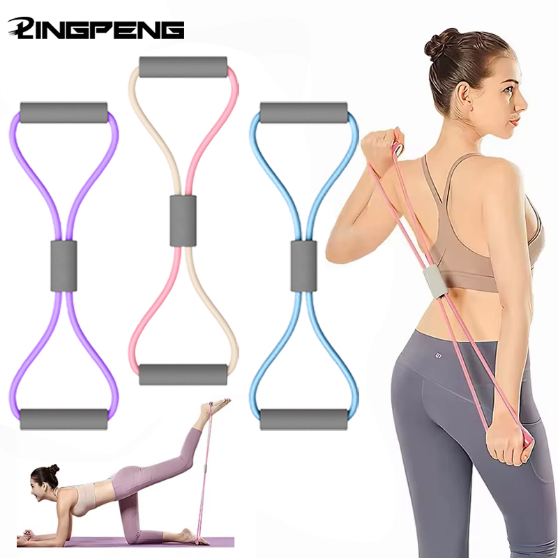 1Pcs Home Gym Elastic Band Por - Yoga Fitness Stretching Strap 评论和价格