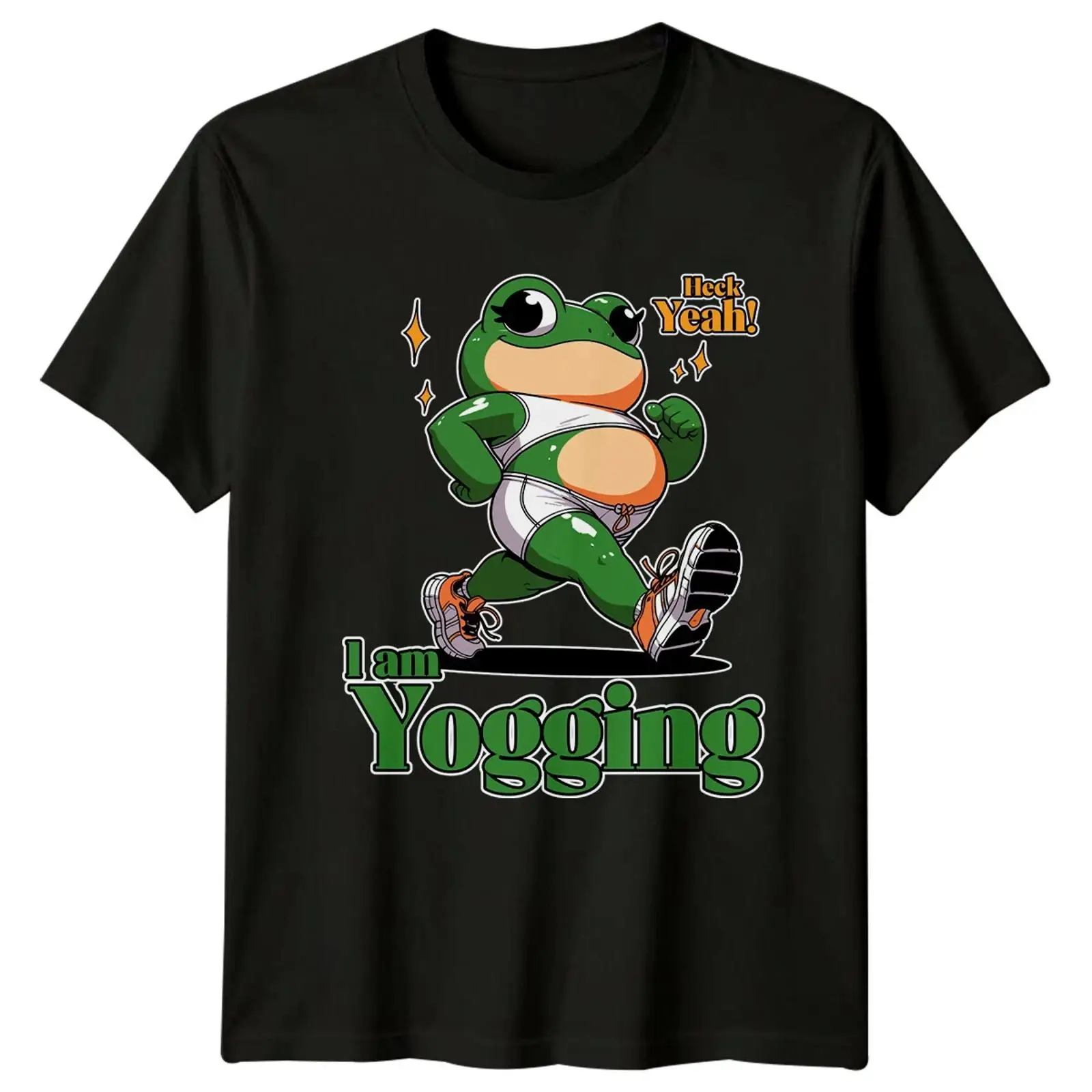 Frog I jog funny T shirt yoga  - Yoga Fitness Images 评论和价格