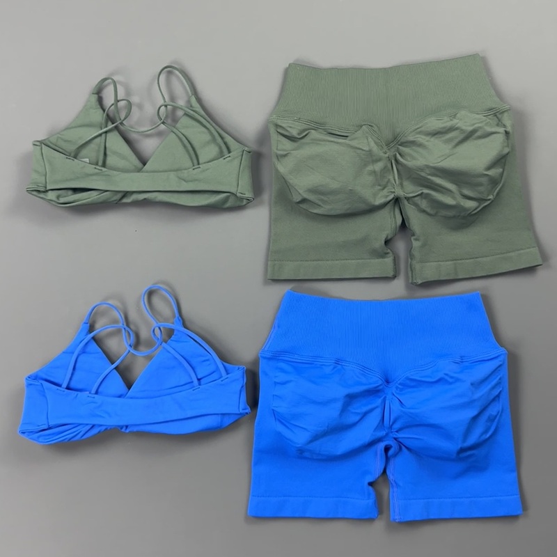 2 Pieces Workout Set Women Sur - Yoga Fitness Stretching Strap 评论和价格