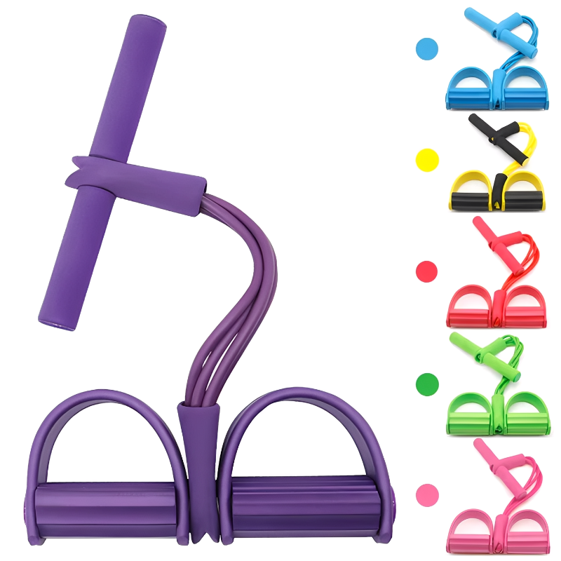 O Four-Tube Pedal Tensgklner M - Yoga Fitness Stretching Strap 评论和价格
