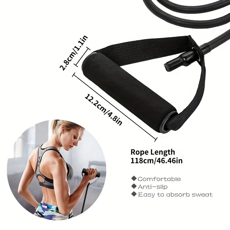 1pc 4-Level Resistance Bands w - Yoga Fitness Training 评论和价格