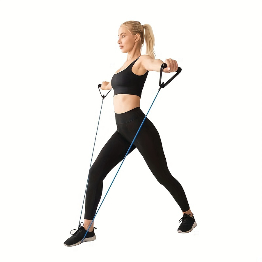 1pc 4-Level Resistance Bands w - Yoga Fitness Training 评论和价格