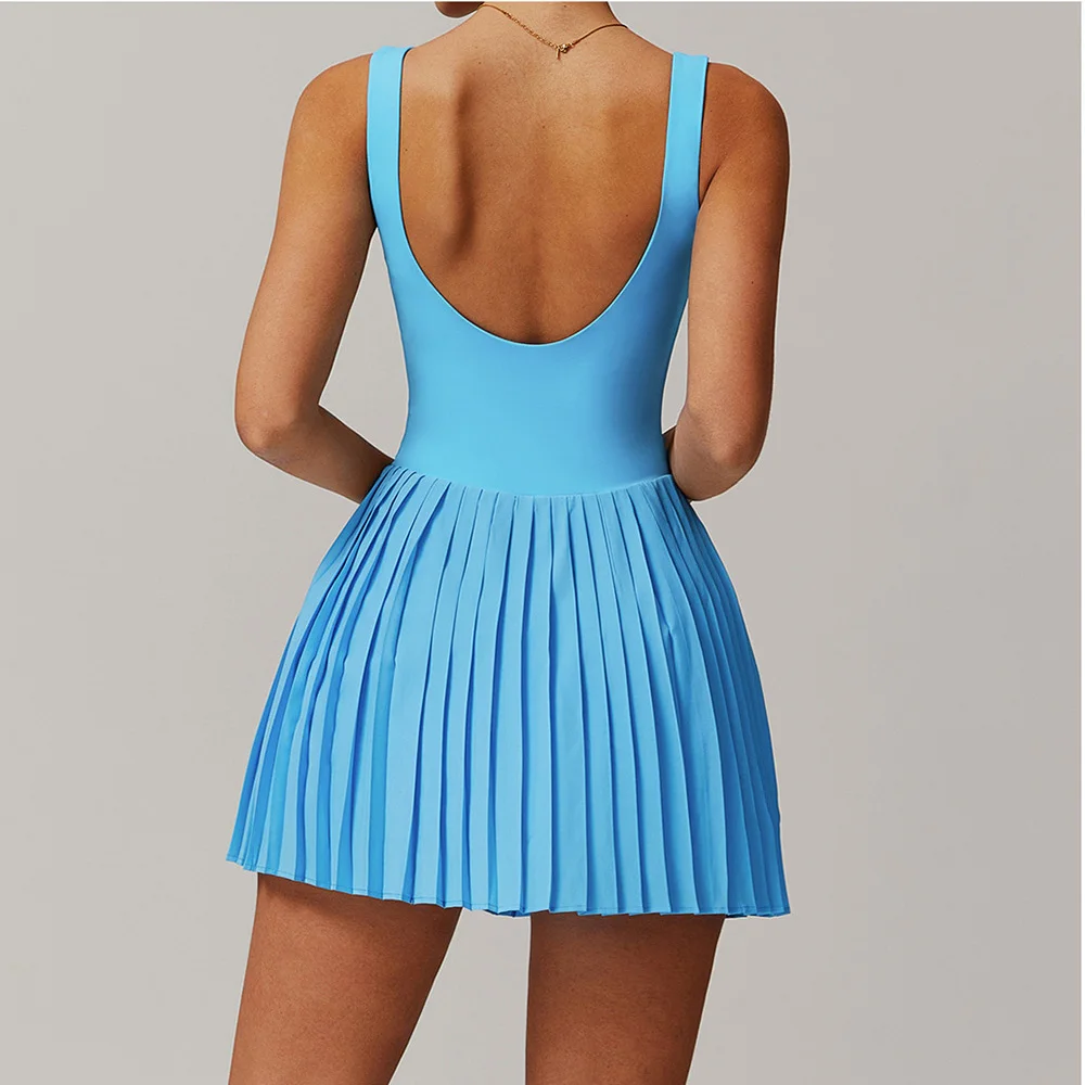 Yoga Set Naked Tennis Dress Wo - Yoga Fitness Dress 评论和价格