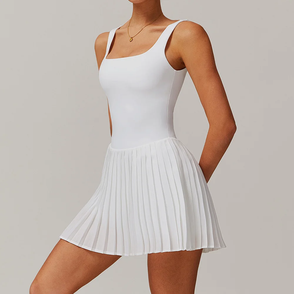 Yoga Set Naked Tennis Dress Wo - Yoga Fitness Dress 评论和价格