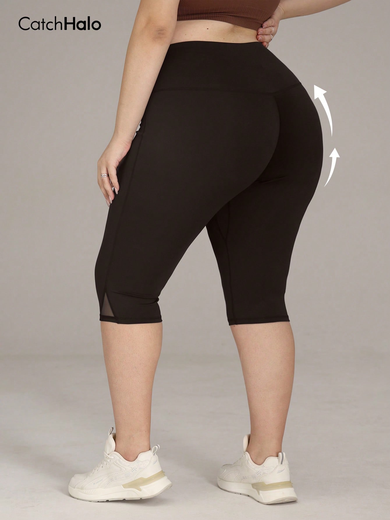 Plus Size Gym Leggings Women M - Yoga Fitness Pants 评论和价格