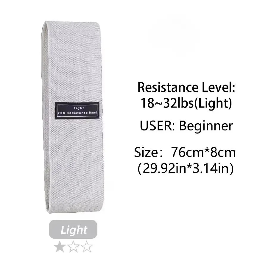 Fabric Resistance Hip Booty Ba - Yoga Fitness Stretching Strap 评论和价格