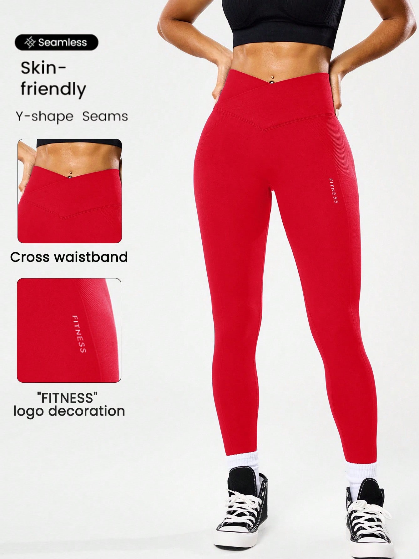 High-waisted seamless yoga leg - Yoga Fitness Pants 评论和价格