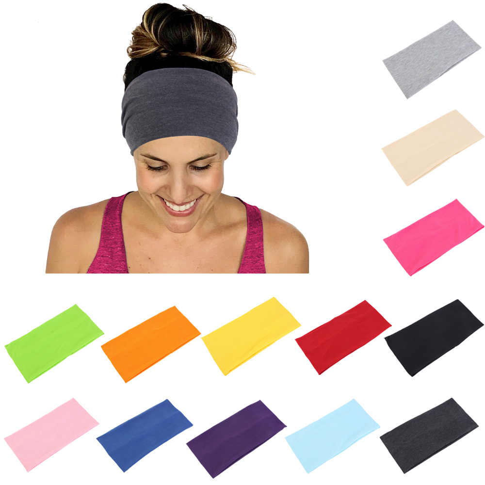 Solid Color Unisex Headband El - Yoga Fitness Stretching Strap 评论和价格
