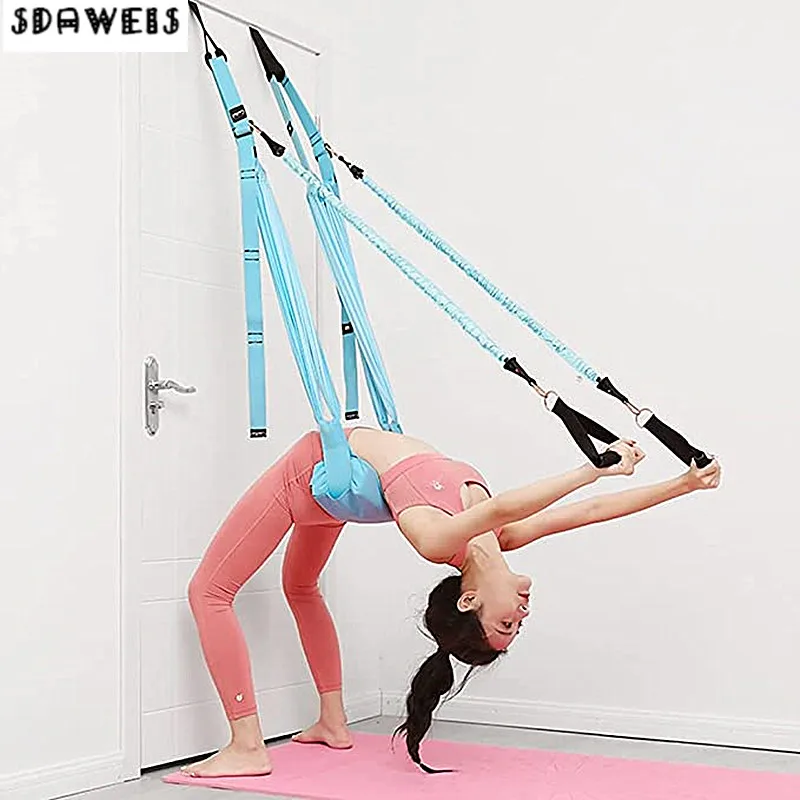 Adjustable Aerial Yoga Strap E - Yoga Fitness Stretching Strap 评论和价格