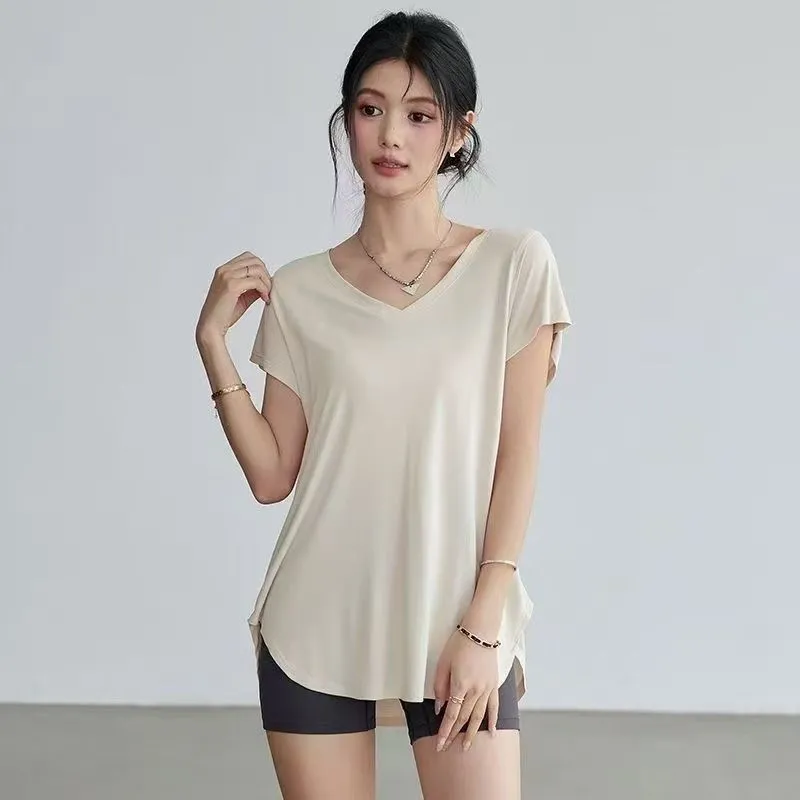 Women's Slimming Round Neck Yo - Yoga Fitness Training 评论和价格
