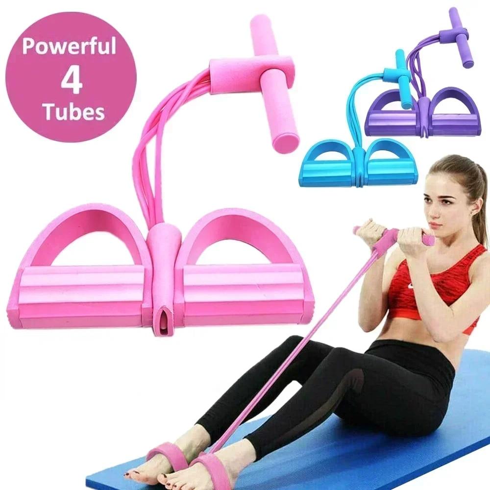 4/6 Level Resistance Band Elas - Yoga Fitness Stretching Strap 评论和价格